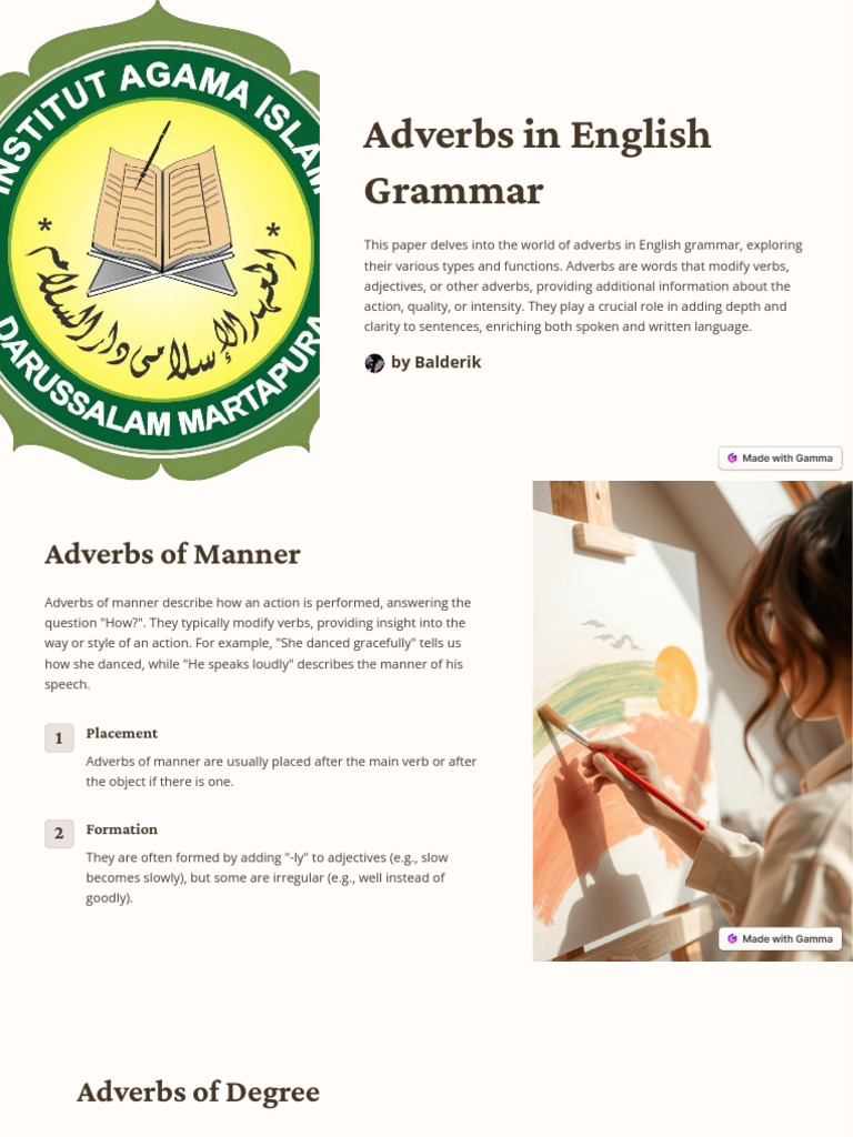 Understanding English Adverbs Explained | PDF | Adverb | Adjective