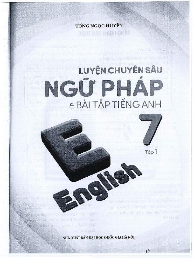 Luyen Chuyen Sau Ngu Phap Va Bai Tap Tieng Anh 7 Tap 1 | PDF