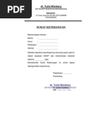 Surat Sakit Surat keterangan Sakit docx