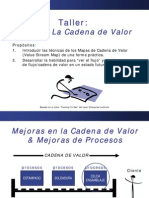 Cadena de Valor Diseño Actual y Futuro VSM