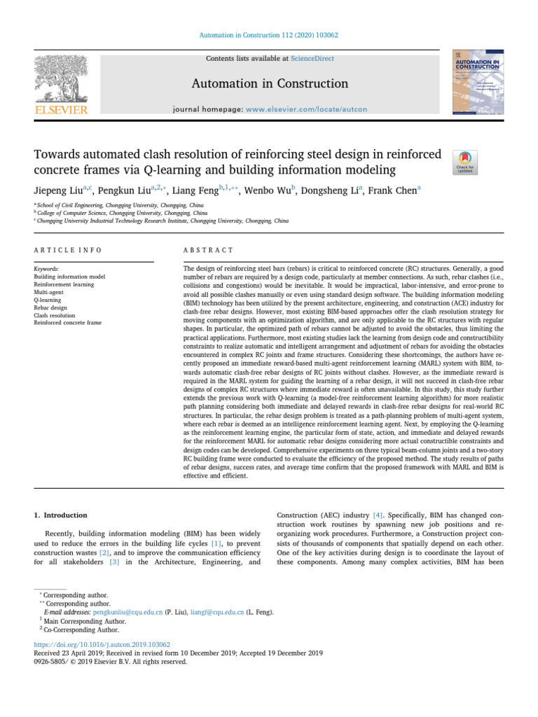 Automated Clash Resolution in Rebar Design | PDF | Building Information ...