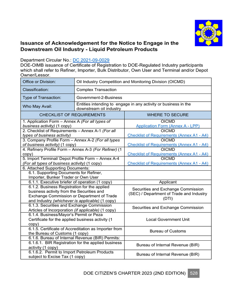 DOE Downstream Oil Industry Guidelines | PDF | Liquefied Petroleum Gas ...