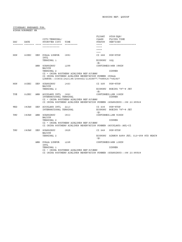 Travel Itinerary and Insurance Details | PDF | Insurance | Payments