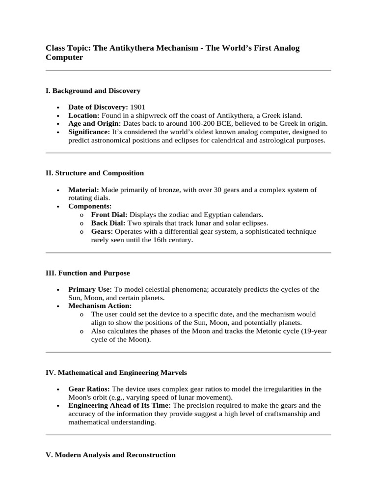 Analog Computer For Sale