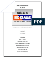 OM Project Final Report-Big Bazaar - Group 1 - SecF