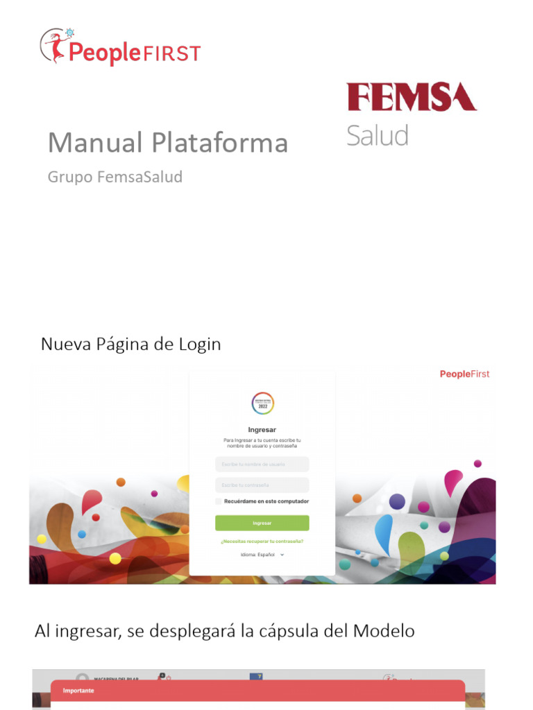 Manual de Evaluación en Plataforma People First | PDF | Crecimiento ...