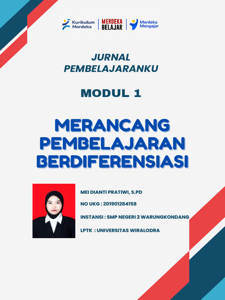 JURNAL PEMBELAJARAN MODUL 1 - MEI DIANTI PRATIWI, S.PD | PDF | Karier ...