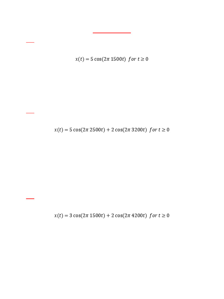 Analog Signal Sampling and Spectrum Analysis | PDF