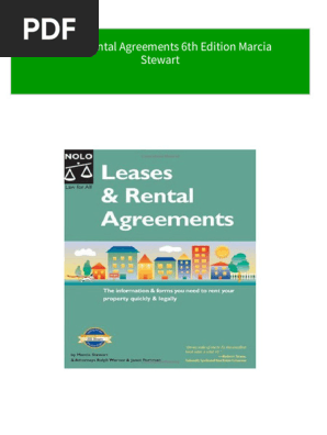 Get Leases Rental Agreements 6th Edition Marcia Stewart free all chapters