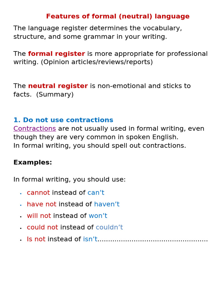 FORMAL MEANING ENGLISH visual data 3