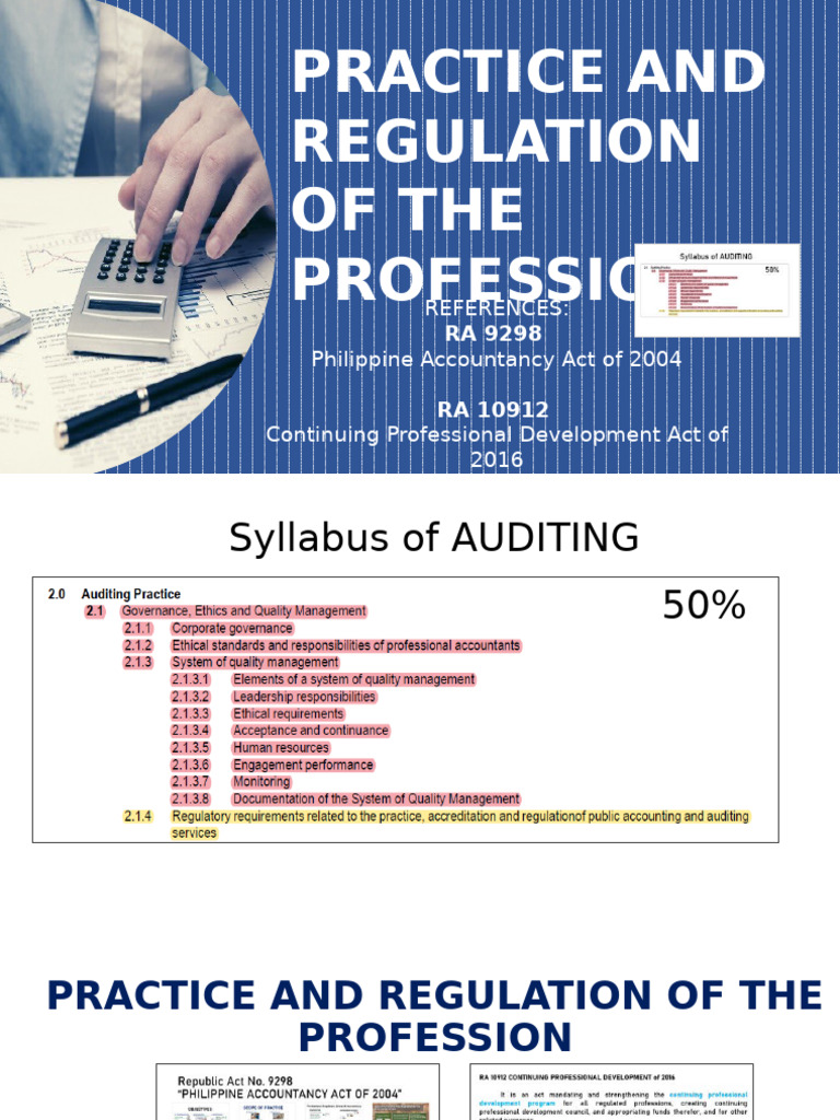 Chapter 3 Practice and Regulation | PDF | Certified Public Accountant ...