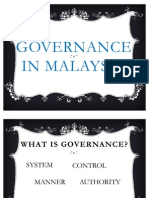 Governance in Malaysia (Group 3: First Phase)