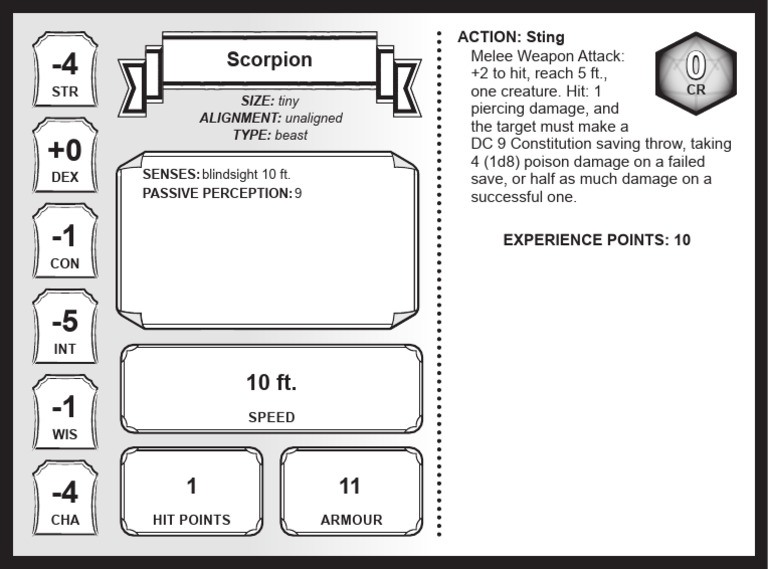 Scorpion (S) | PDF
