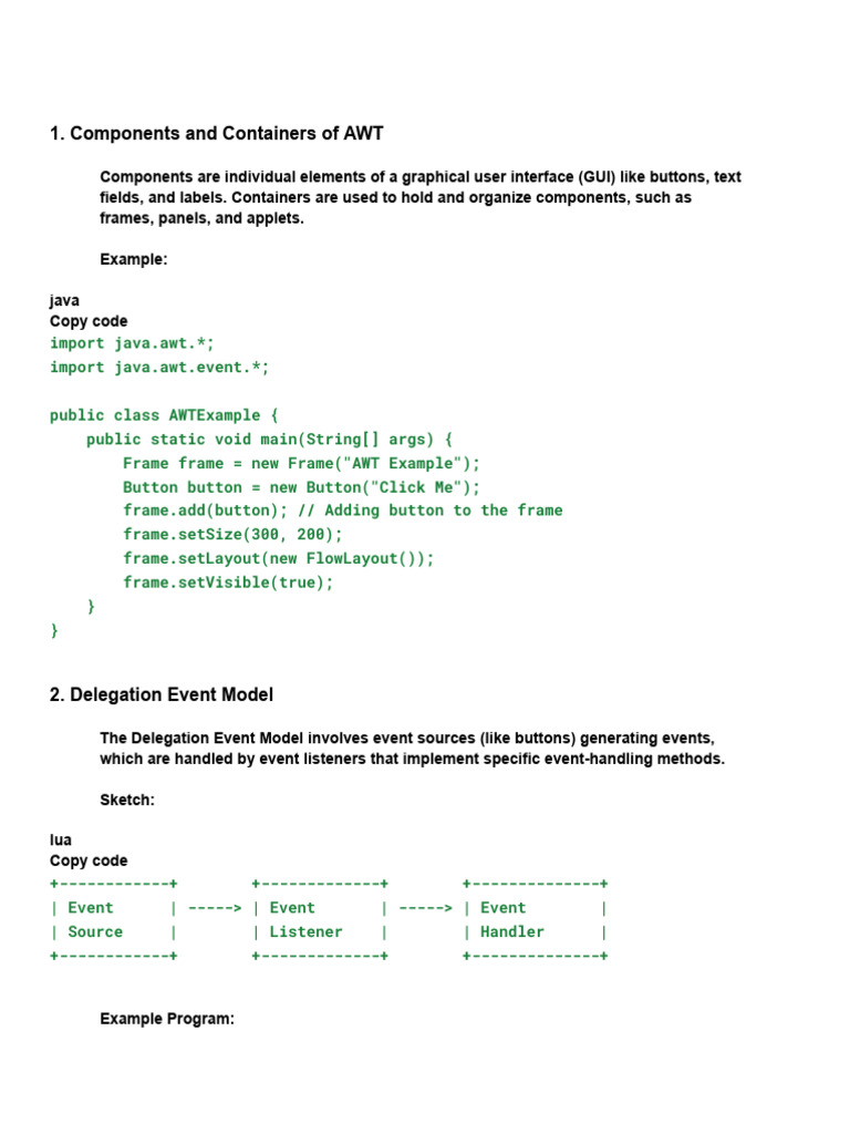 Java 4th Unit Chat GPT | PDF | Page Layout | Design