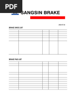 しおん 2020 G Brake Catalogue RHD | PDF | Anti Lock Braking System