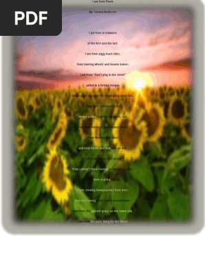 I am from Poem