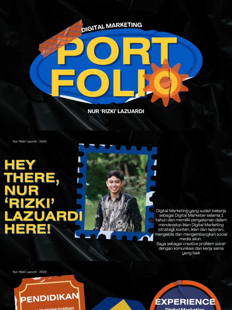 Portofolio Nur Rizki Lazuardi | PDF
