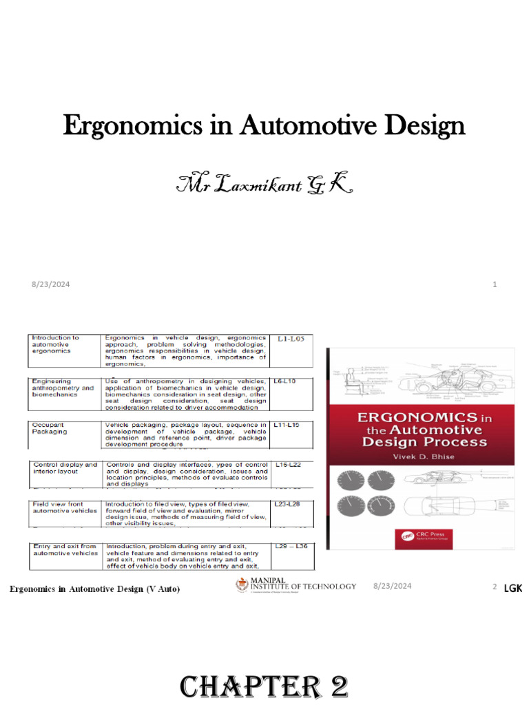 Ergo - CHapter 2 | PDF | Human Factors And Ergonomics | Anthropometry