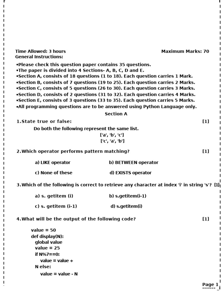 SET-1 (2) | PDF | Comma Separated Values | Computer Science