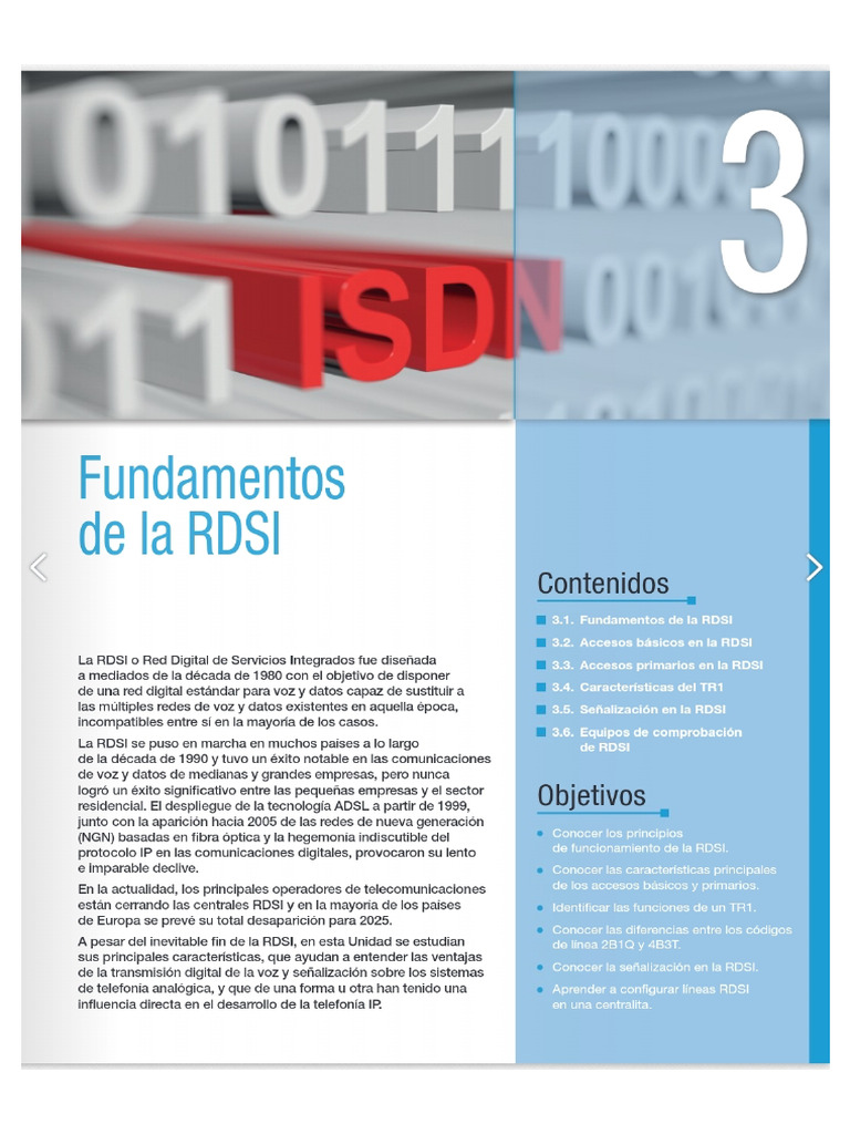 UD 3 Fundamentos de La RDSI | PDF