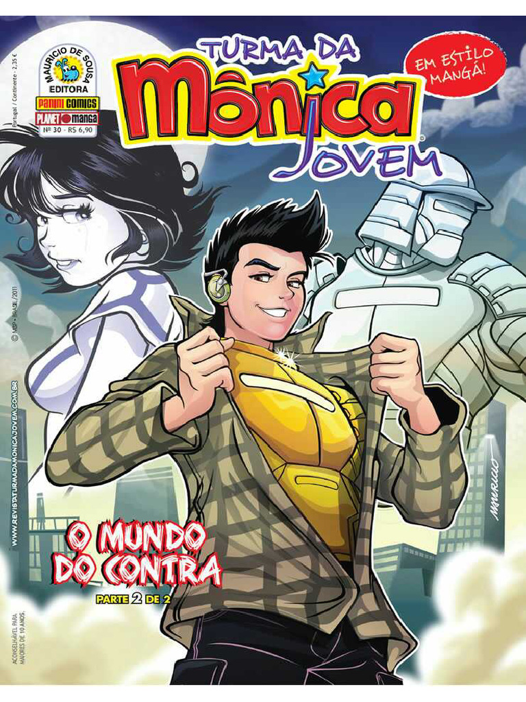 Turma Da MÃ Nica Jovem EdiÃ Ã o 30 O Mundo Do Contra Parte 2 | PDF