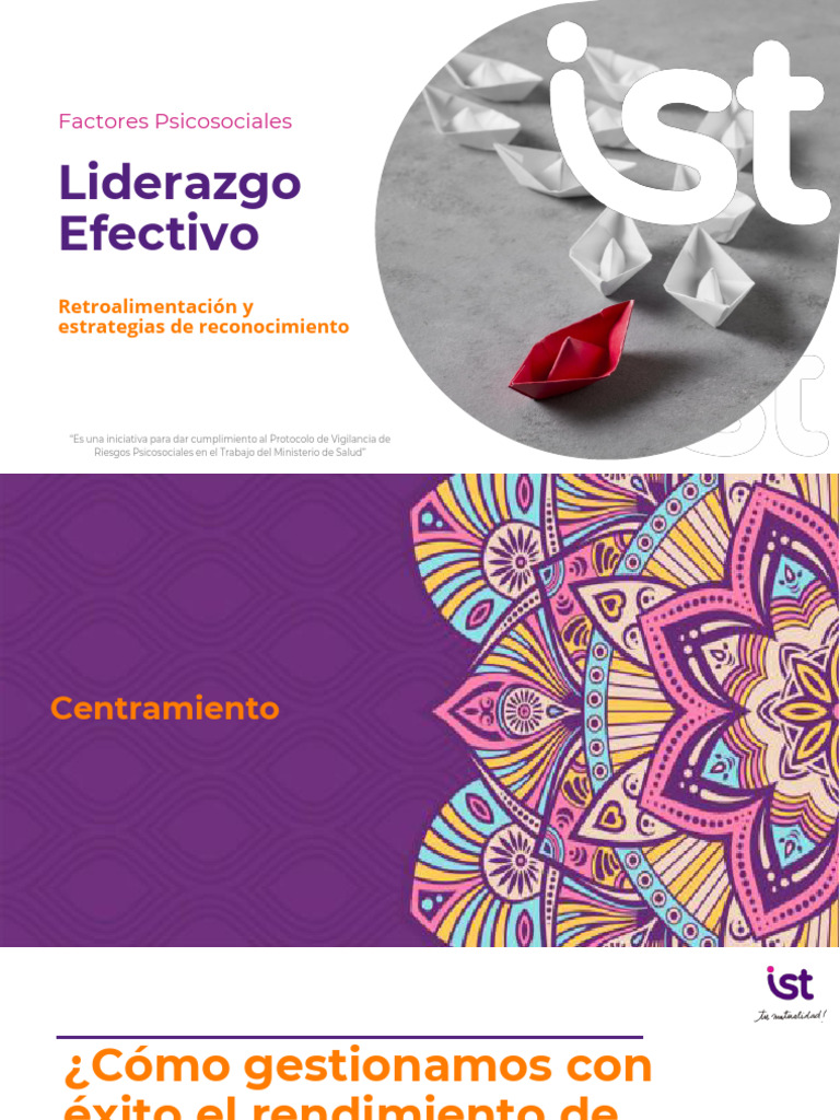 Liderazgo Efectivo - Retroalimentación y Estrategias de Reconocimiento ...