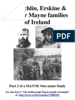 The Echlin, Erskine & Sinclair Mayne families of Ireland