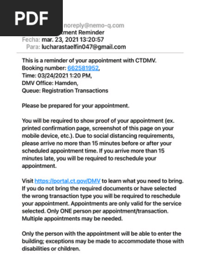 Appointment Reminder