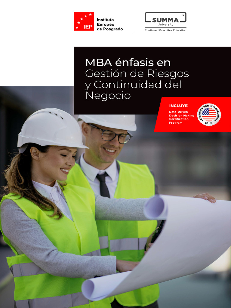 04-IEP Mx-MBA Enfasis en Gestion de Riesgos y Continuidad Del Negocio ...