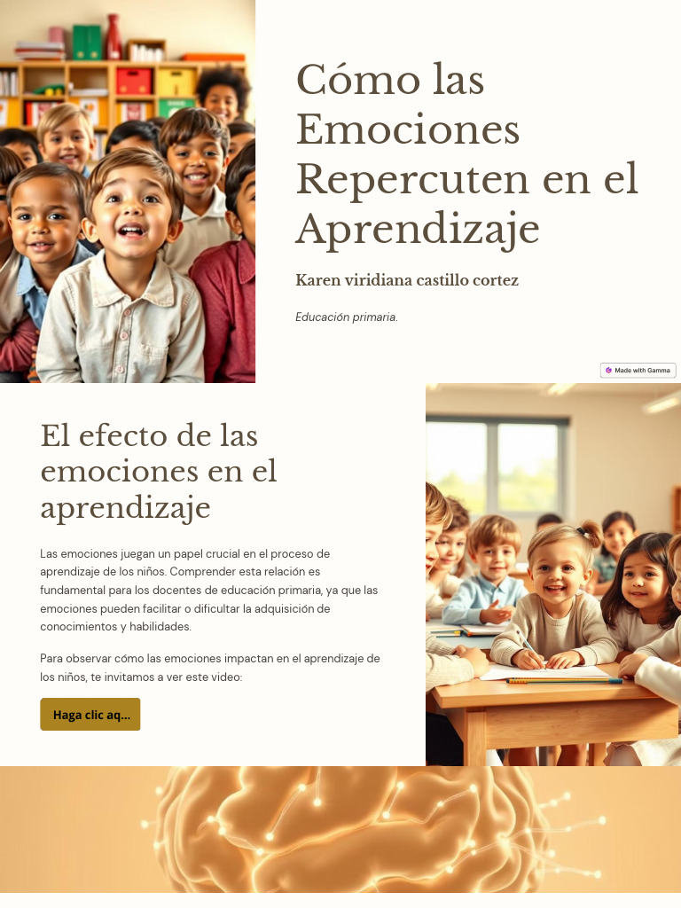Impacto de las Emociones en el Aprendizaje | PDF | Las emociones ...