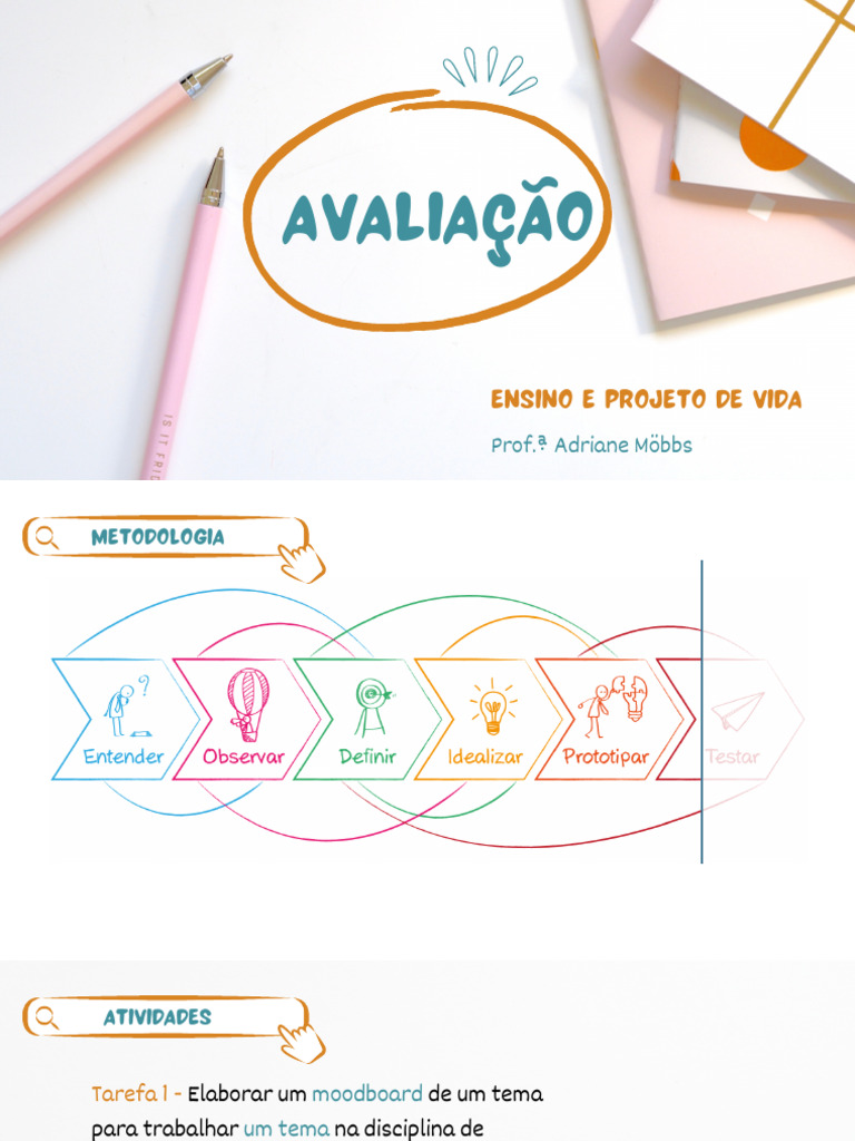 Moodboard para Projeto de Vida Escolar | PDF | Criatividade | Empatia