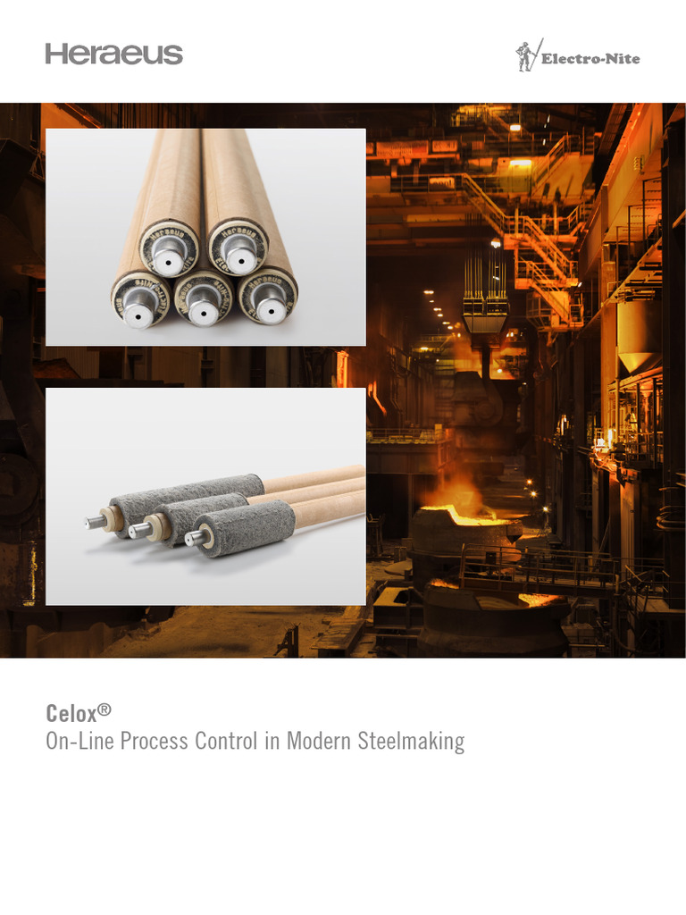 Celox® On-Line Steelmaking Control | PDF | Electrochemistry | Thermocouple