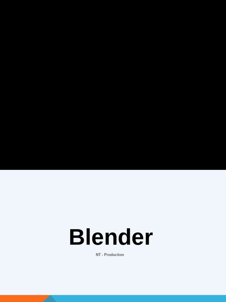 Blender | PDF