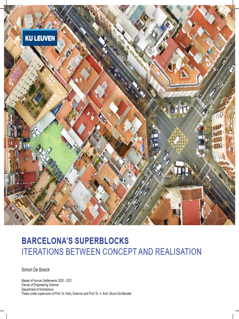 Barcelona's Superblocks | PDF | Sustainability | Sustainable City