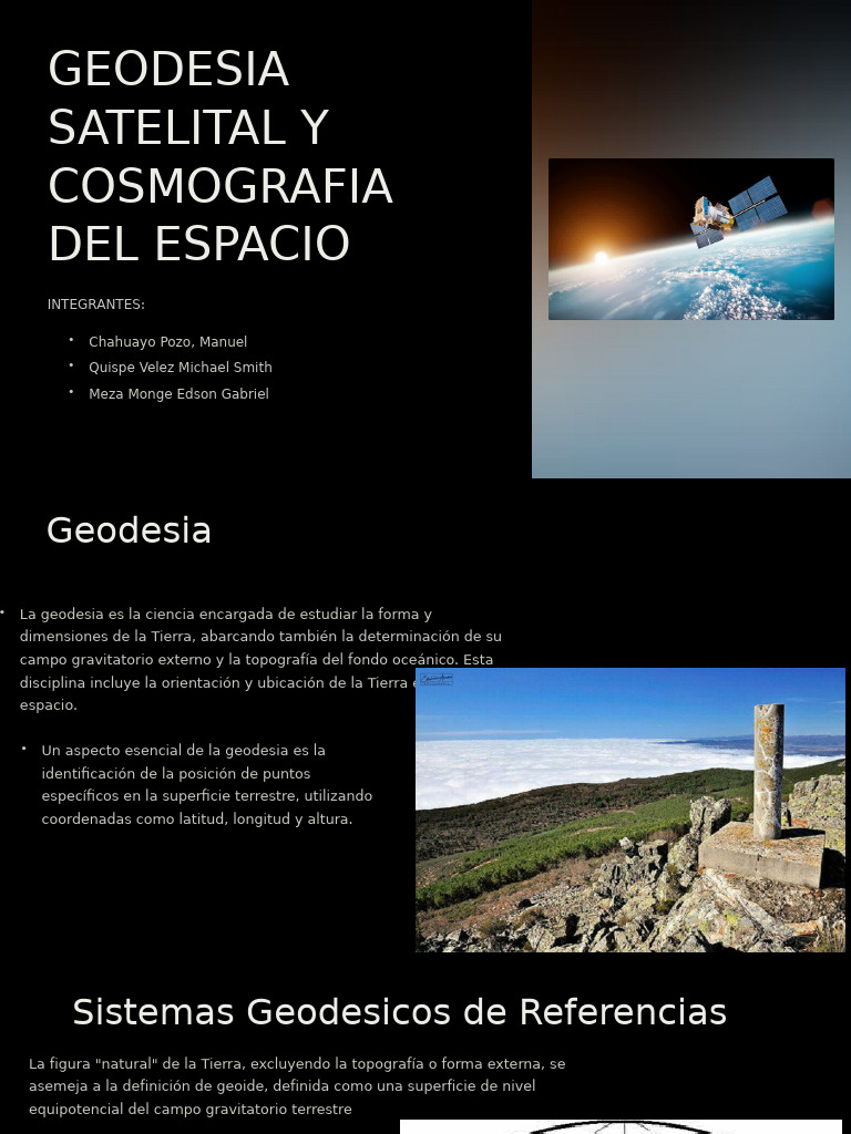 Geodesia Satelital y Cosmologia | PDF | Geodesia | Universo