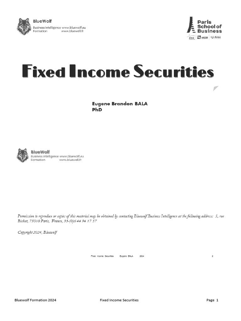 Bluewolf 2024 Fixed Income Overview | PDF | Business | Finance & Money ...