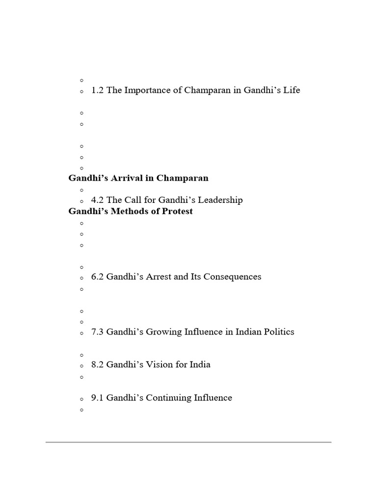 Champaran: Gandhi's First Victory | PDF | Mahatma Gandhi | Nonviolence