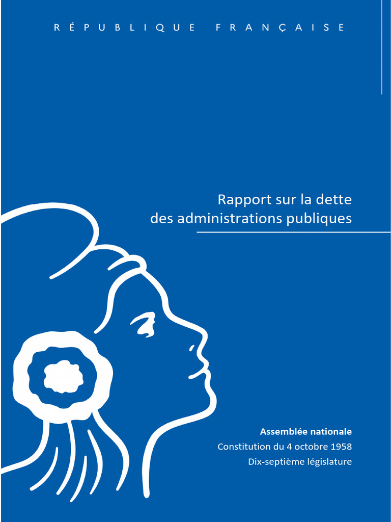 Rapport Sur La Dette Des Administrations Publiques: Constitution Du 4 ...