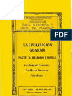 LA CIVILIZACION GUARANI - PARTE II RELIGION Y MORAL - DR. MOISES SANTIAGO BERTONI - PortalGuarani