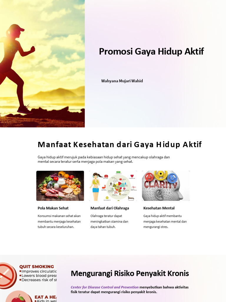 Konsep Dasar Gaya Hidup Aktif Dan Kesehatan | PDF