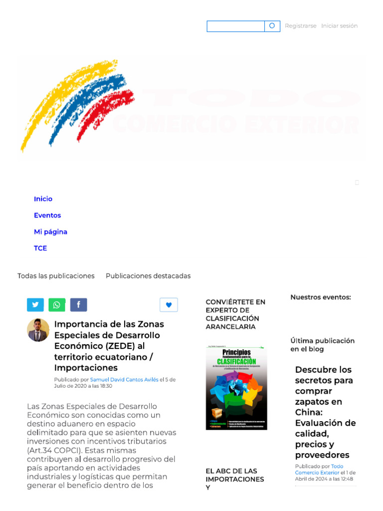 Importancia de Las Zonas Especiales de Desarrollo Económico (ZEDE) Al ...