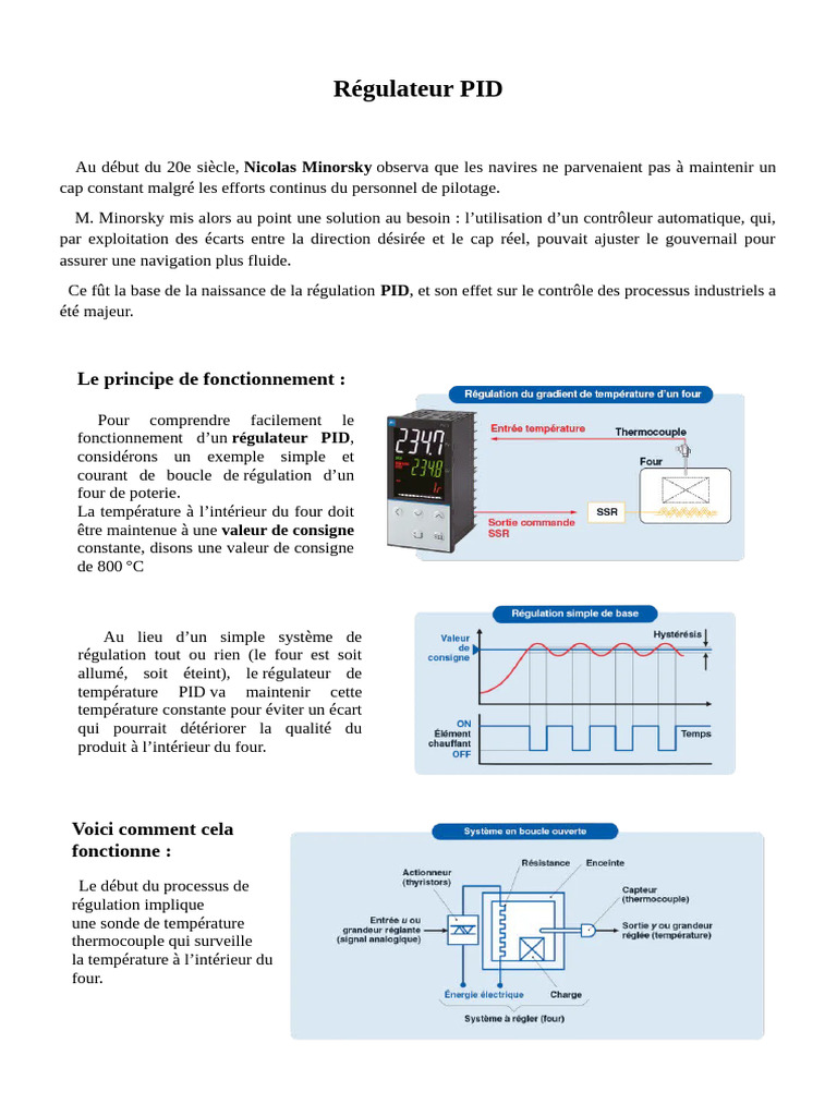 Introduction au Régulateur PID | PDF | Théorie du contrôle