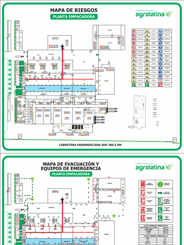 Mapa de Riesgos en Planta Empacadora | PDF