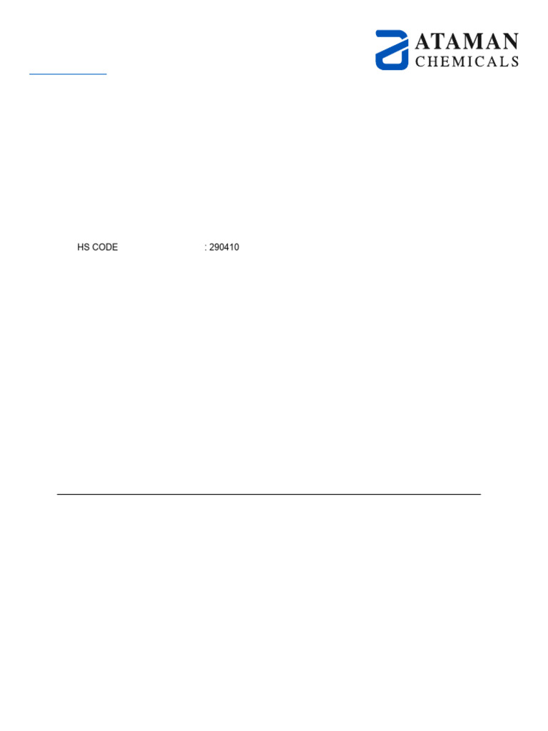 Vinyl Sulfonic Acid Safety Data Sheet | PDF | Dangerous Goods | Toxicity