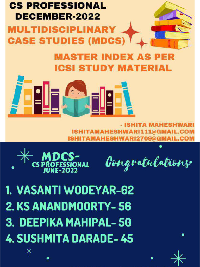 MDCS Master Index Dec - 2022 | PDF | Liquidation | Bankruptcy