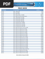 2011 List Price Sheet