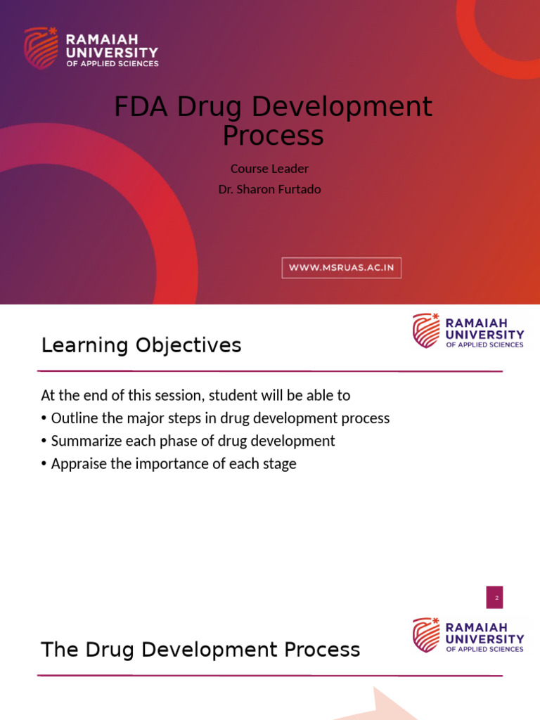 MPH104T - LH 4 - FDA Drud Development Process | PDF | Clinical Trial ...