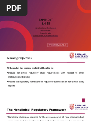 MPH104T_LH 2_Non Clinical Drug Development