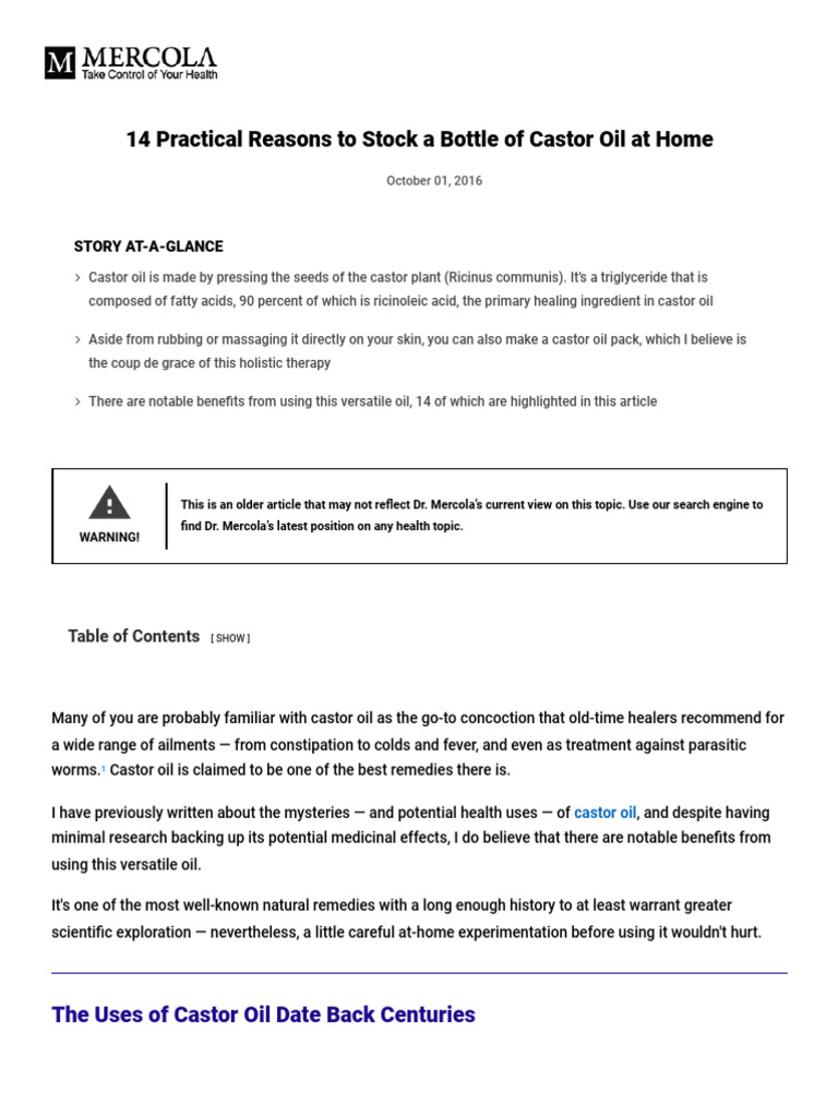 14 practical uses of castor oil at home pdf childbirth medical