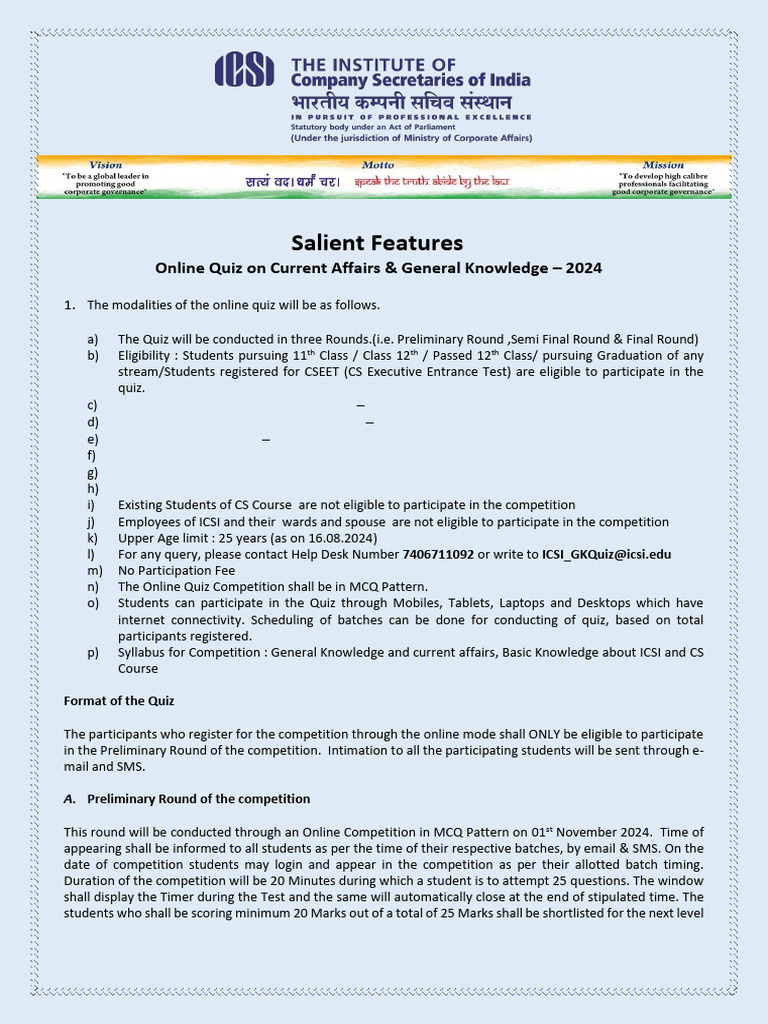 Salient Features 22082024 | PDF